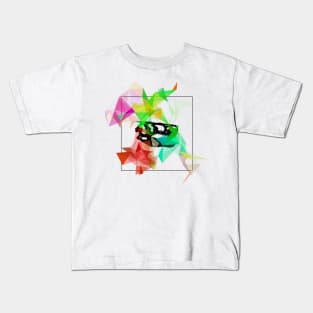 Abstract Geometric Collage Kids T-Shirt